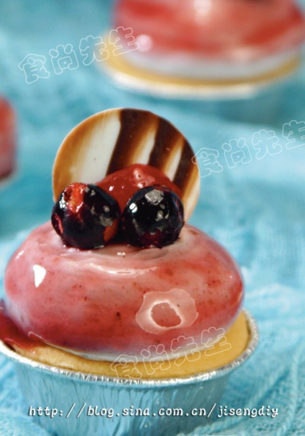 迷你法式蓝莓慕斯