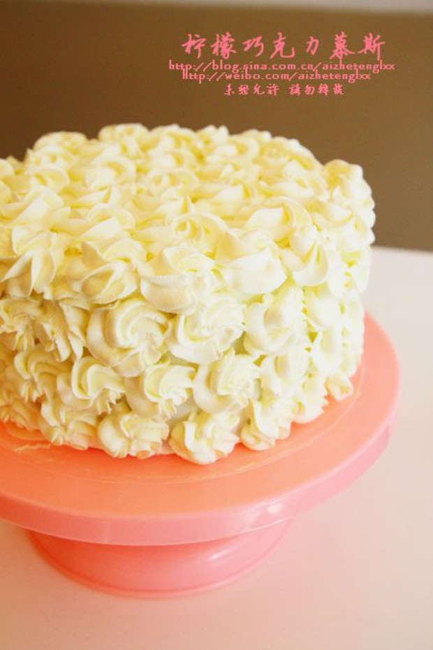 柠檬巧克力心形慕司