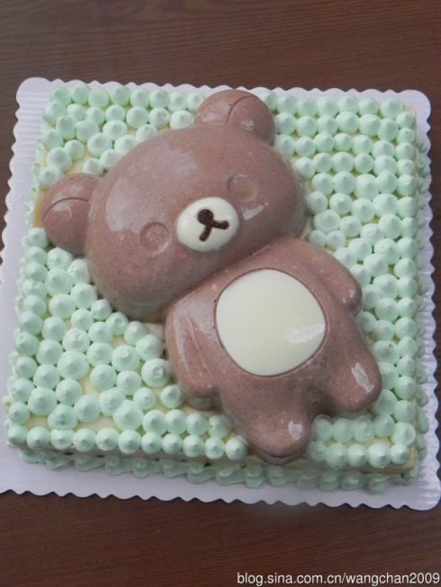 香草杏酱酸奶慕斯&轻松熊巧克力冻芝士