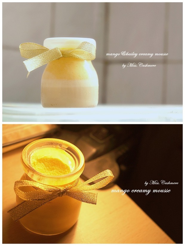 夏天快手甜品【芒果慕斯&芒果百利甜慕斯】