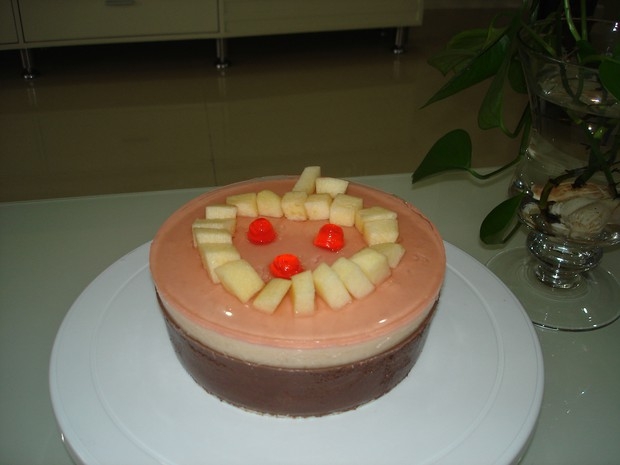 苹果巧克力慕斯