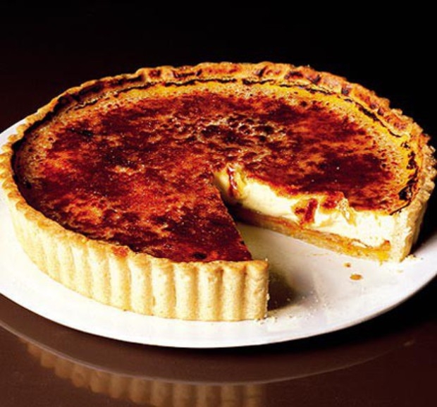 法式鲜奶布蕾塔 crème brûlée tart