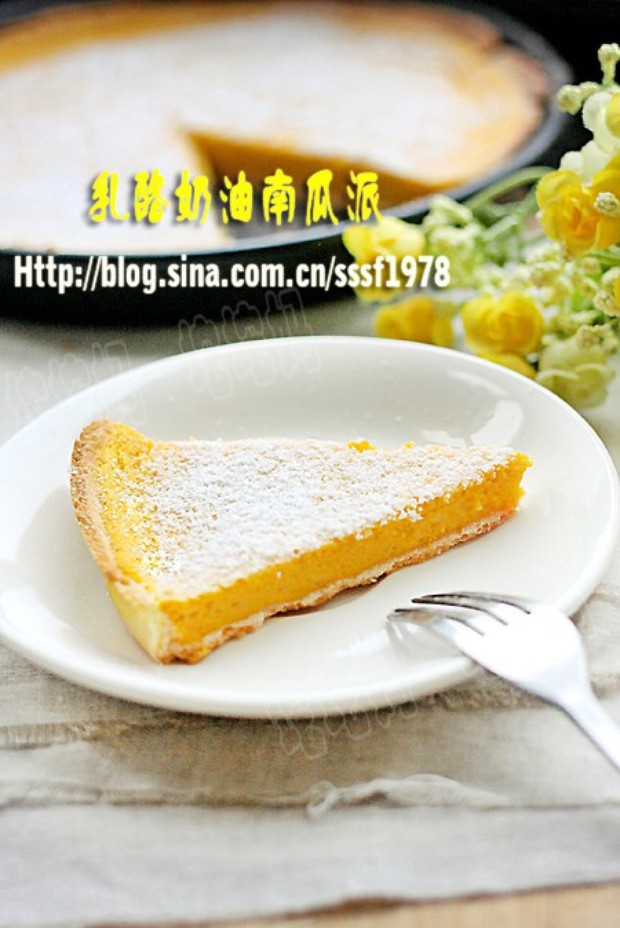 乳酪奶油南瓜派