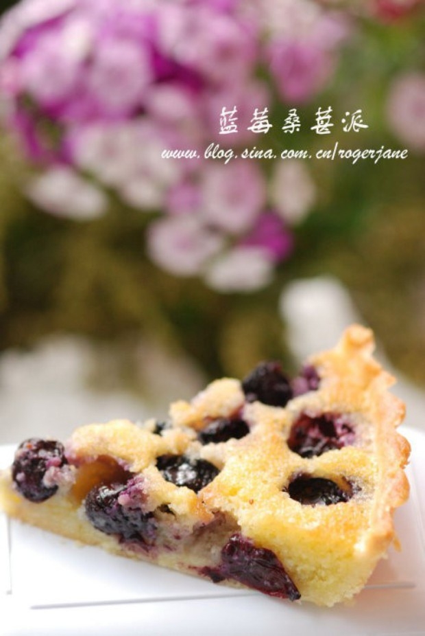 蓝莓桑椹派