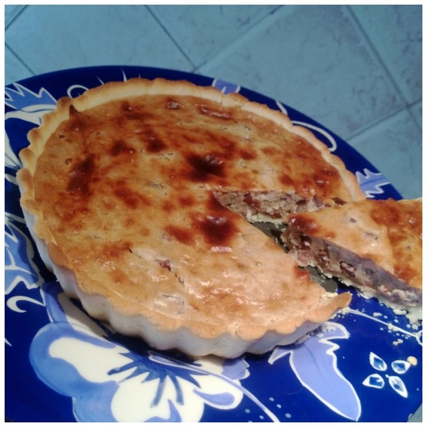 酥香红豆乳酪派