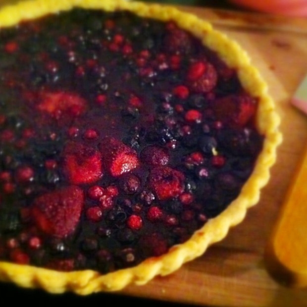 mix-berry tart 混合莓挞（附完美酥脆派皮方子）