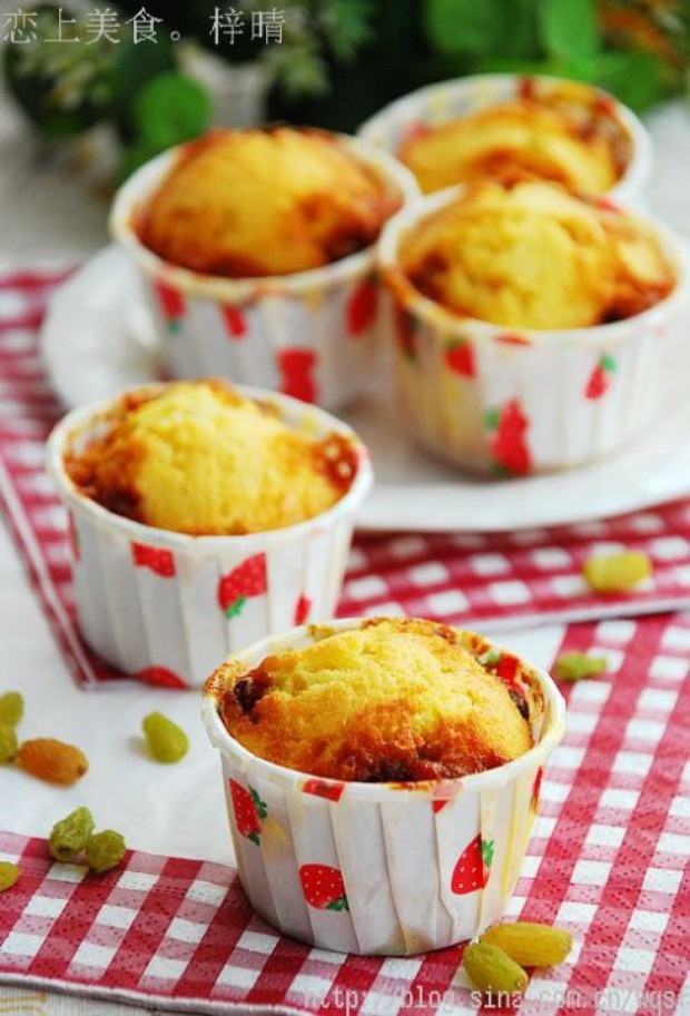 焦糖葡萄干马芬