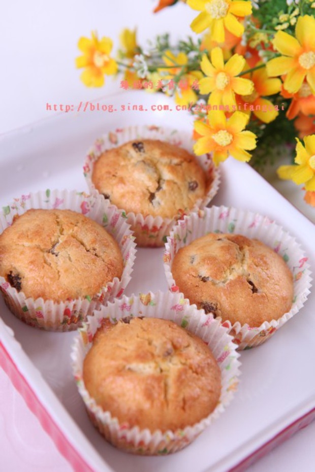 椰蓉葡萄干玛芬