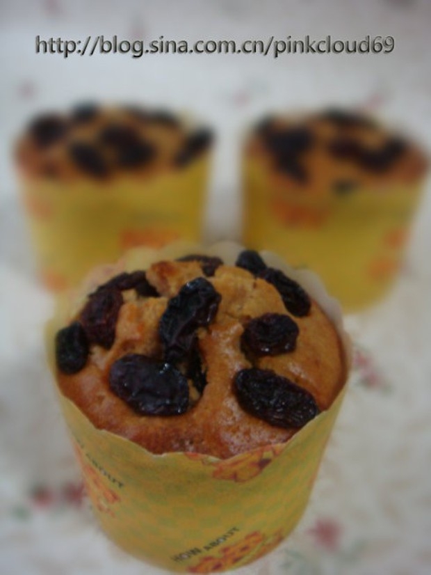 全麦葡萄干马芬