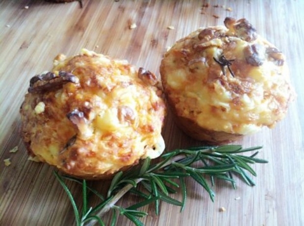 迷迭香切达奶酪咸味玛芬