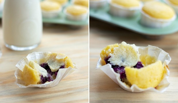mini cornbread blueberry muffin/迷你玉米蓝莓麦芬
