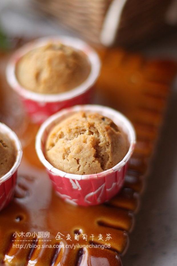 全麦葡萄干麦芬