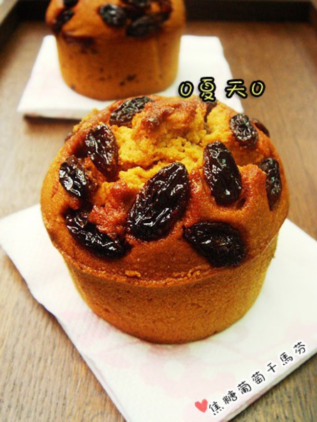 焦糖葡萄干马芬