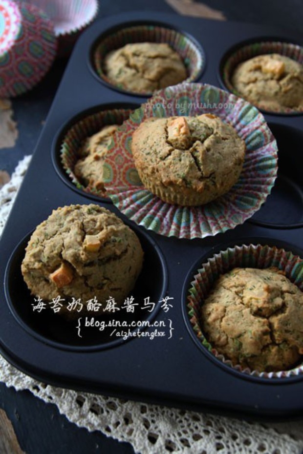 海苔奶酪麻酱马芬