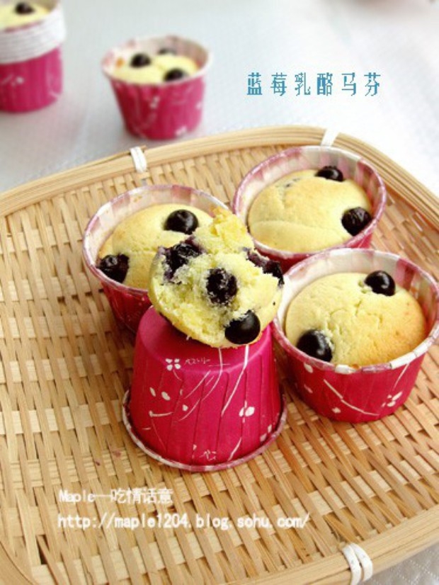 蓝莓乳酪马芬