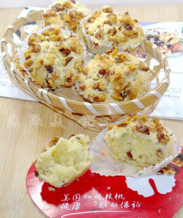 核桃马芬蛋糕