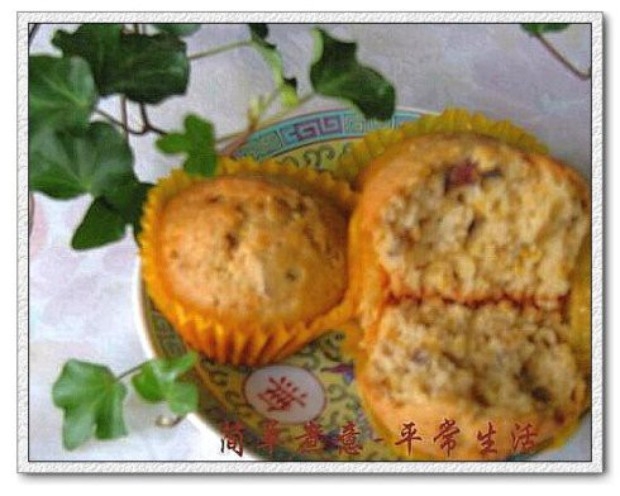 核桃葡萄干荞麦马芬