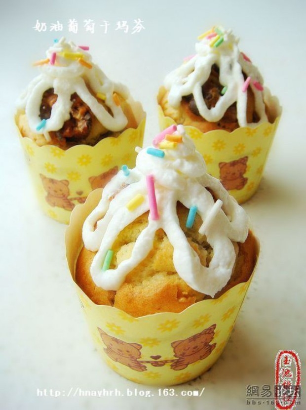 奶油葡萄干玛芬