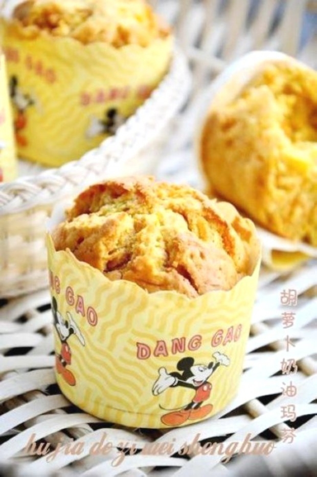 胡萝卜奶油玛芬