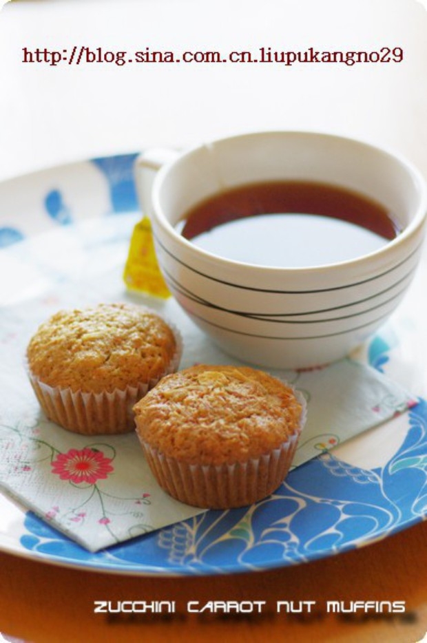 西葫芦胡萝卜坚果玛芬