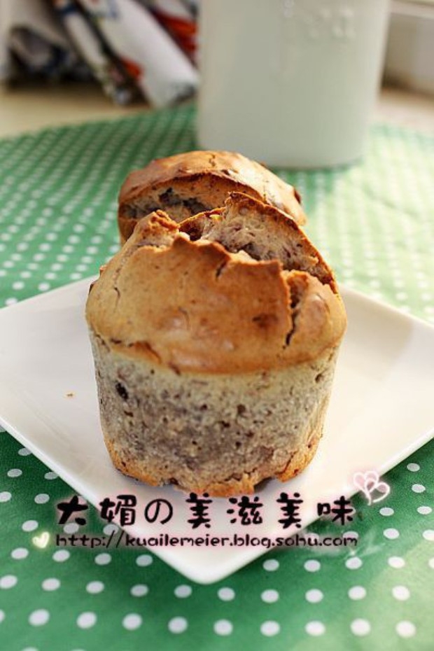 覆盆子蓝莓杏仁玛芬