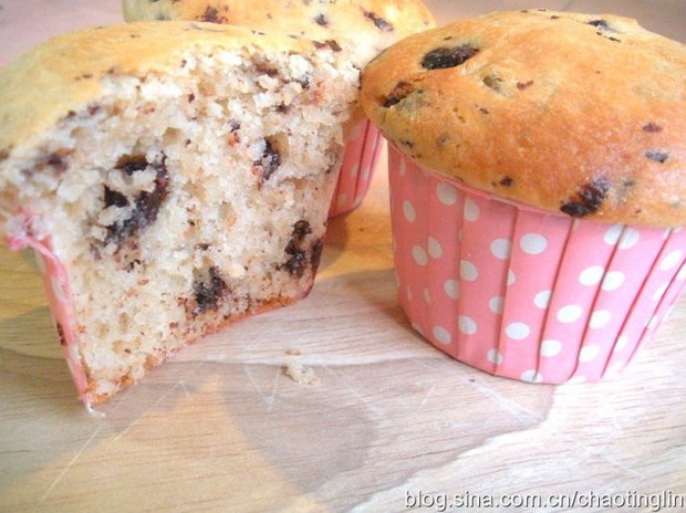 巧克力菠萝玛芬蛋糕