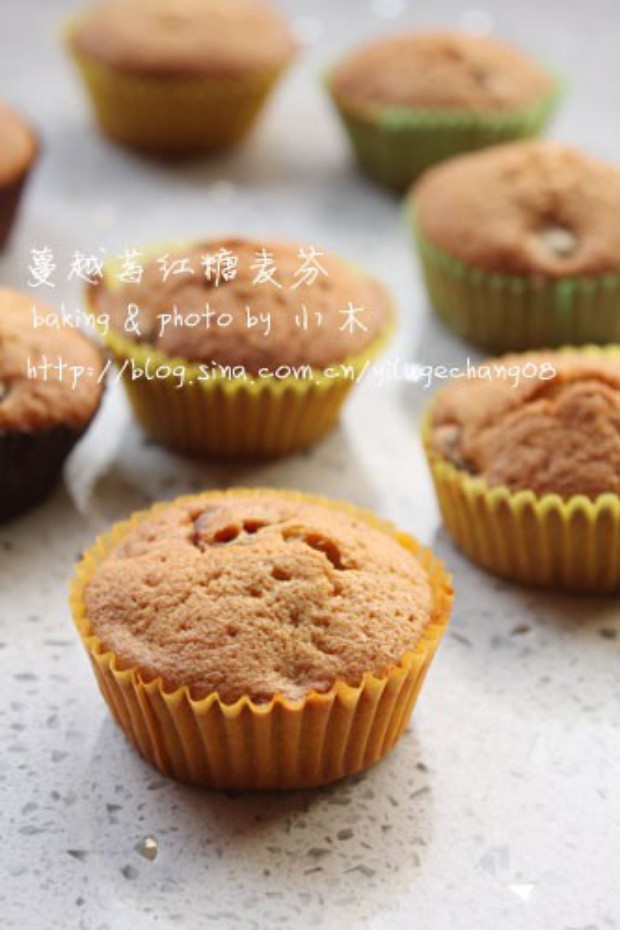 蔓越莓红糖麦芬