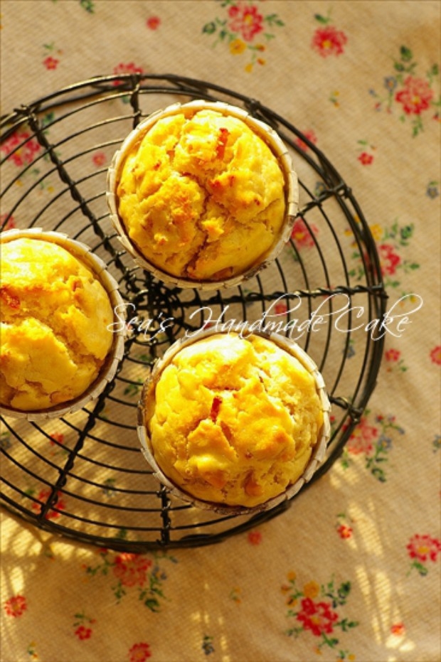 咸味玉米培根麦芬