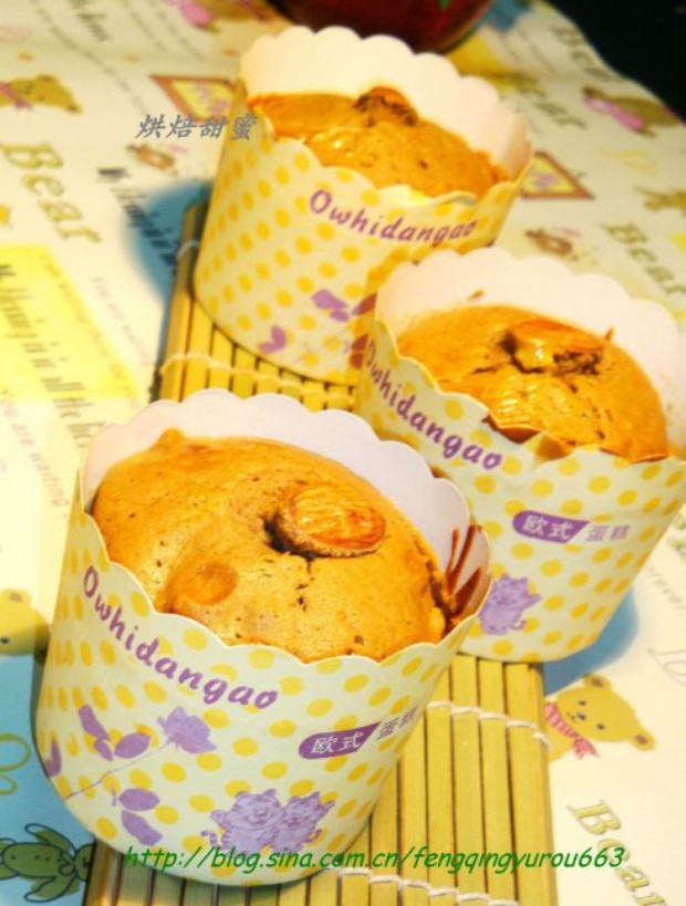 咖啡核桃麦芬蛋糕