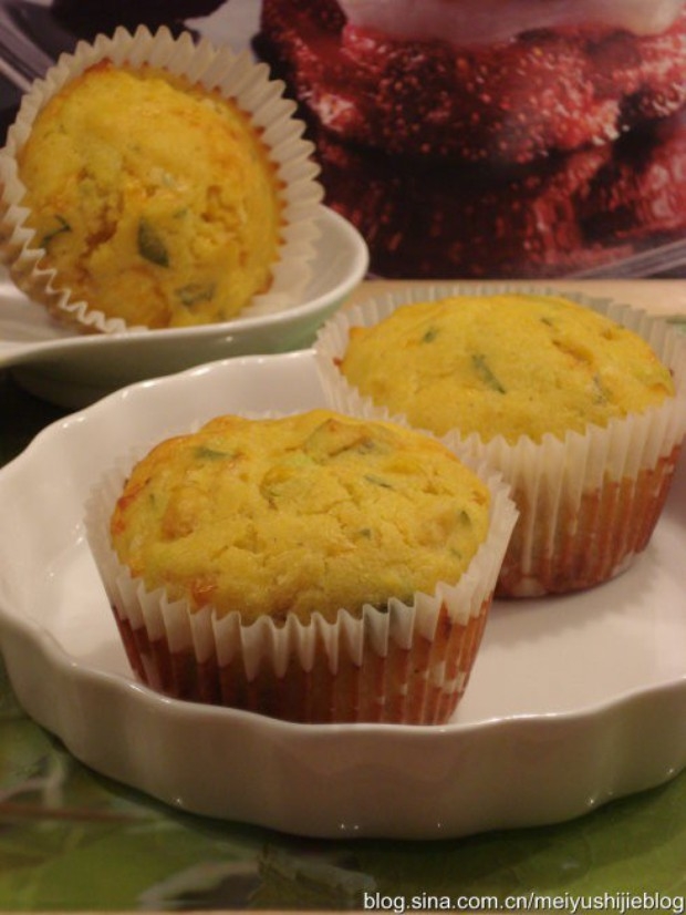 葱香玉米muffin