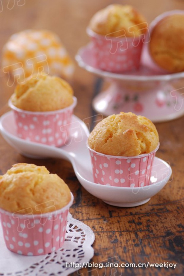 橘子酱杯子蛋糕