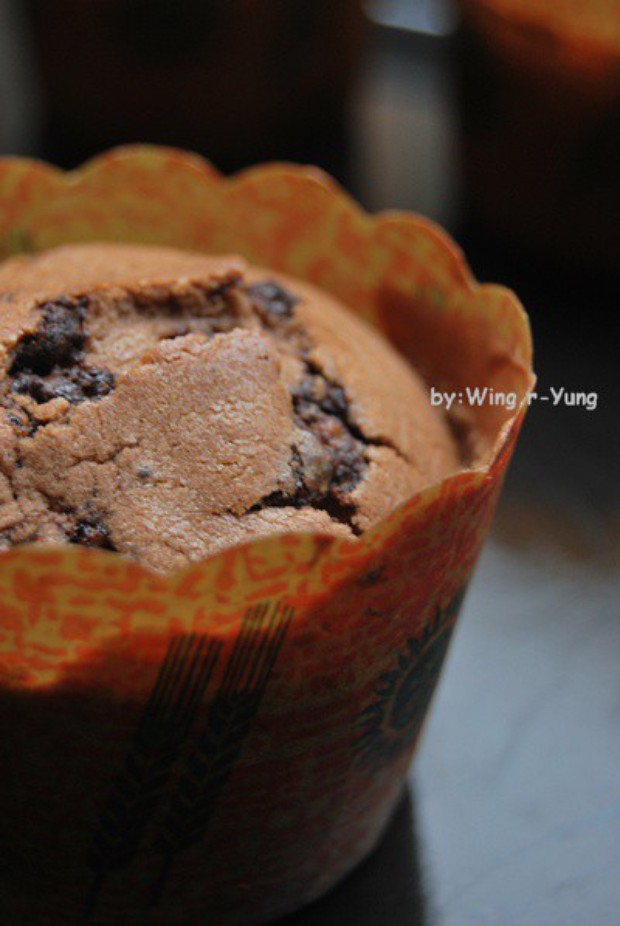 朱古力粒粒松饼