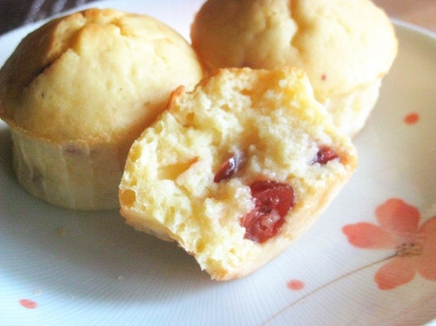 酸奶蔓越莓麦芬