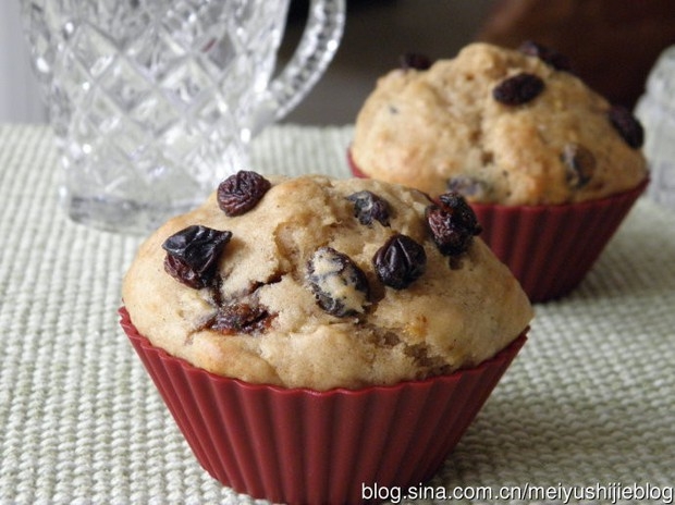 葡萄干香蕉马芬