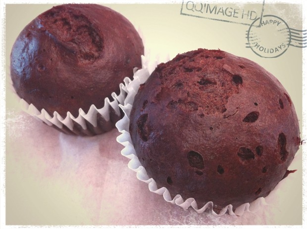 巧克力蔓越莓马芬