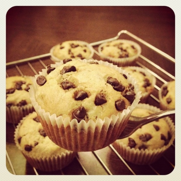 香蕉巧克力豆麦芬