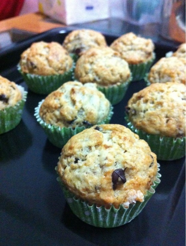 香蕉巧克力马芬