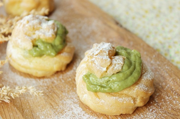 抹茶卡仕达泡芙