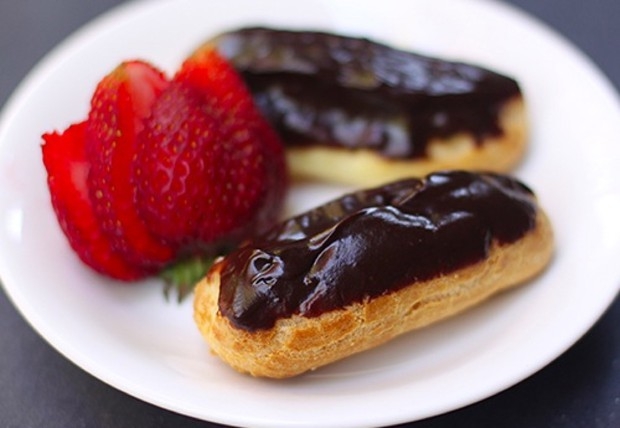 法式传统巧克力泡芙 Eclairs闪电泡芙