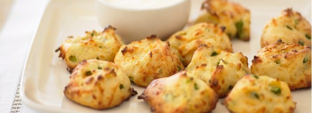 asparagus and dijonnaise gourgeres