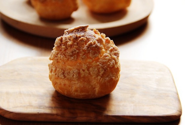 玫瑰鲜奶油泡芙