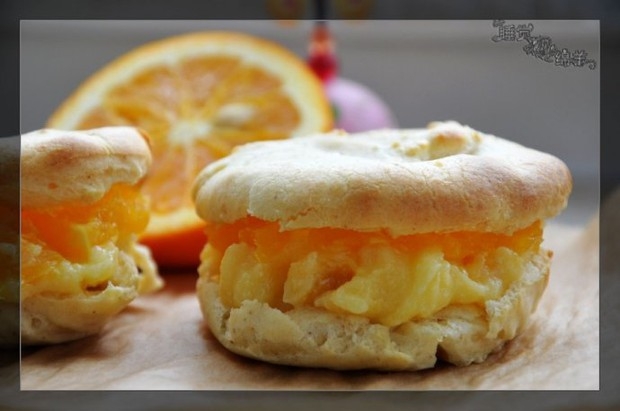 香橙布丁泡芙