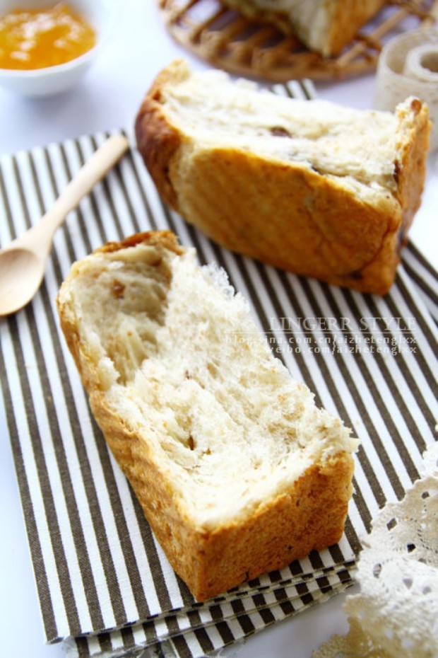 5度液种全麦朗姆葡萄干吐司