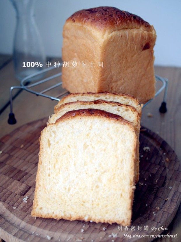 100%中种胡萝卜土司