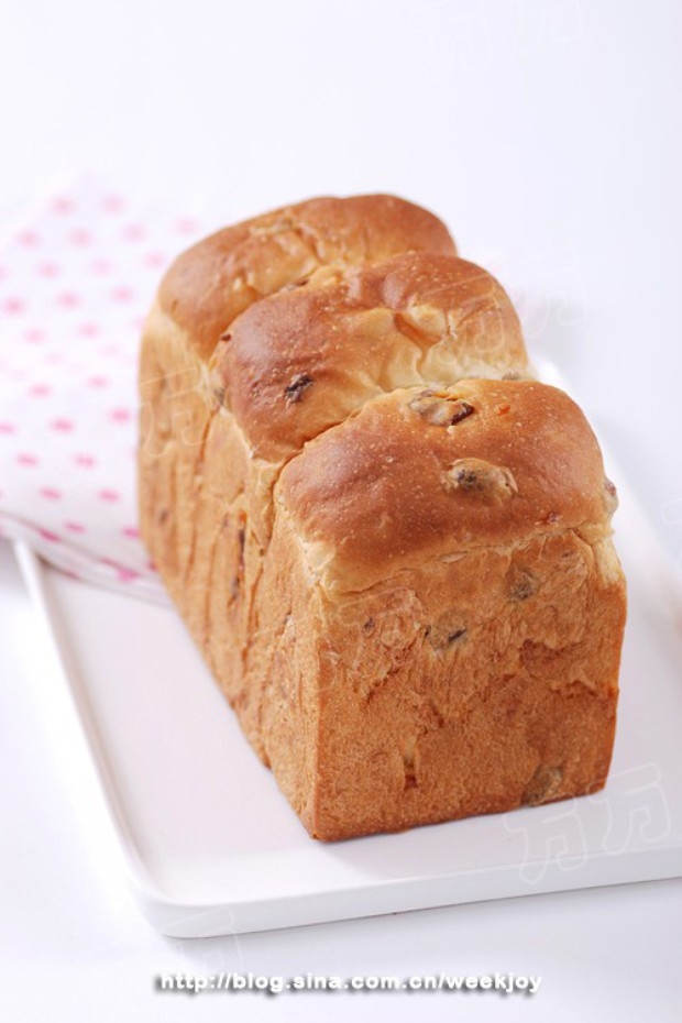 特浓橙皮葡萄干吐司