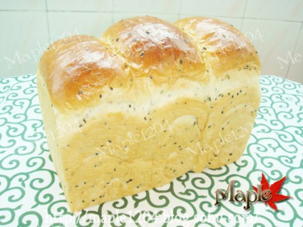 黑芝麻麻糬吐司