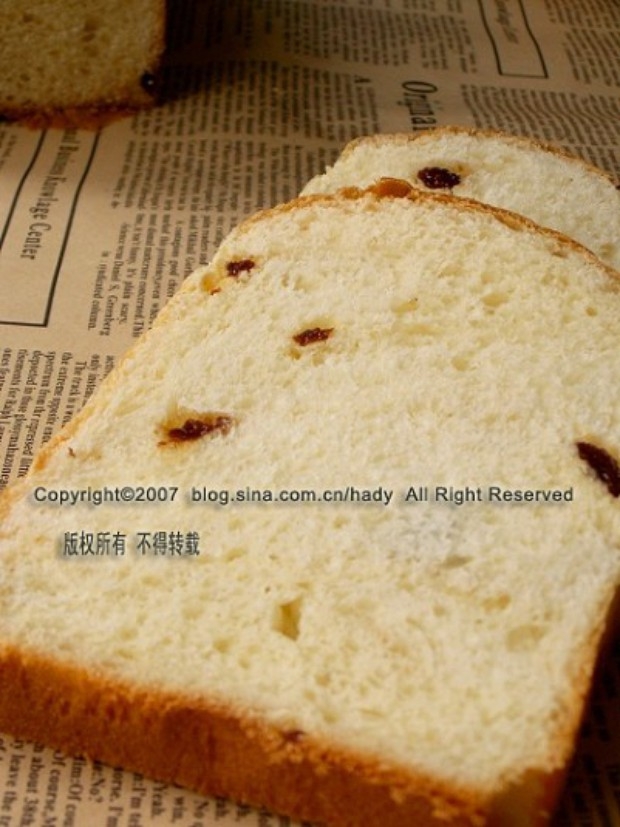 葡萄干吐司