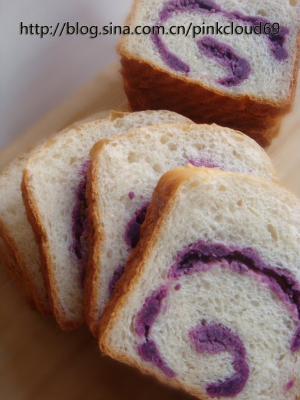酸奶紫薯吐司