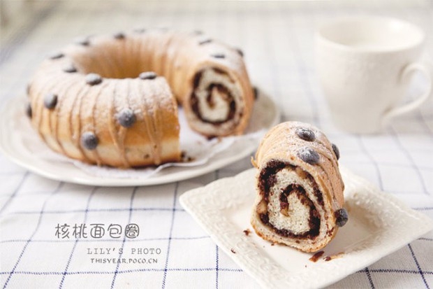 核桃面包圈