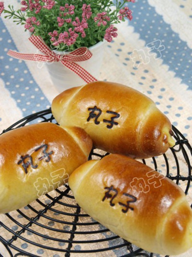 火腿芝士面包卷